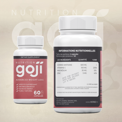 goji nutrition perte de poids 60 gellule
