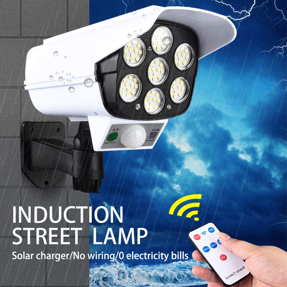 Lampe solaire sous forme camera de surveillance