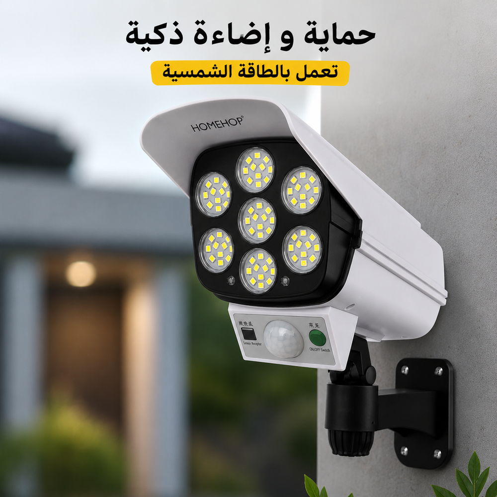 Lampe solaire sous forme camera de surveillance