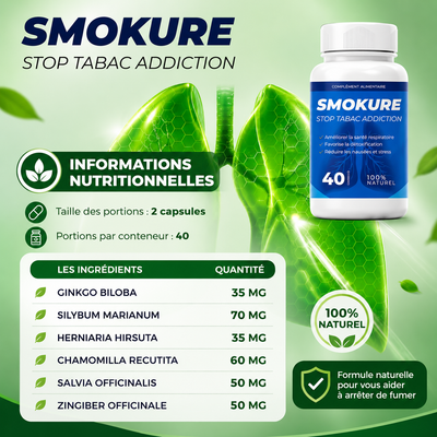 SMOKURE Stop Tabac Addiction